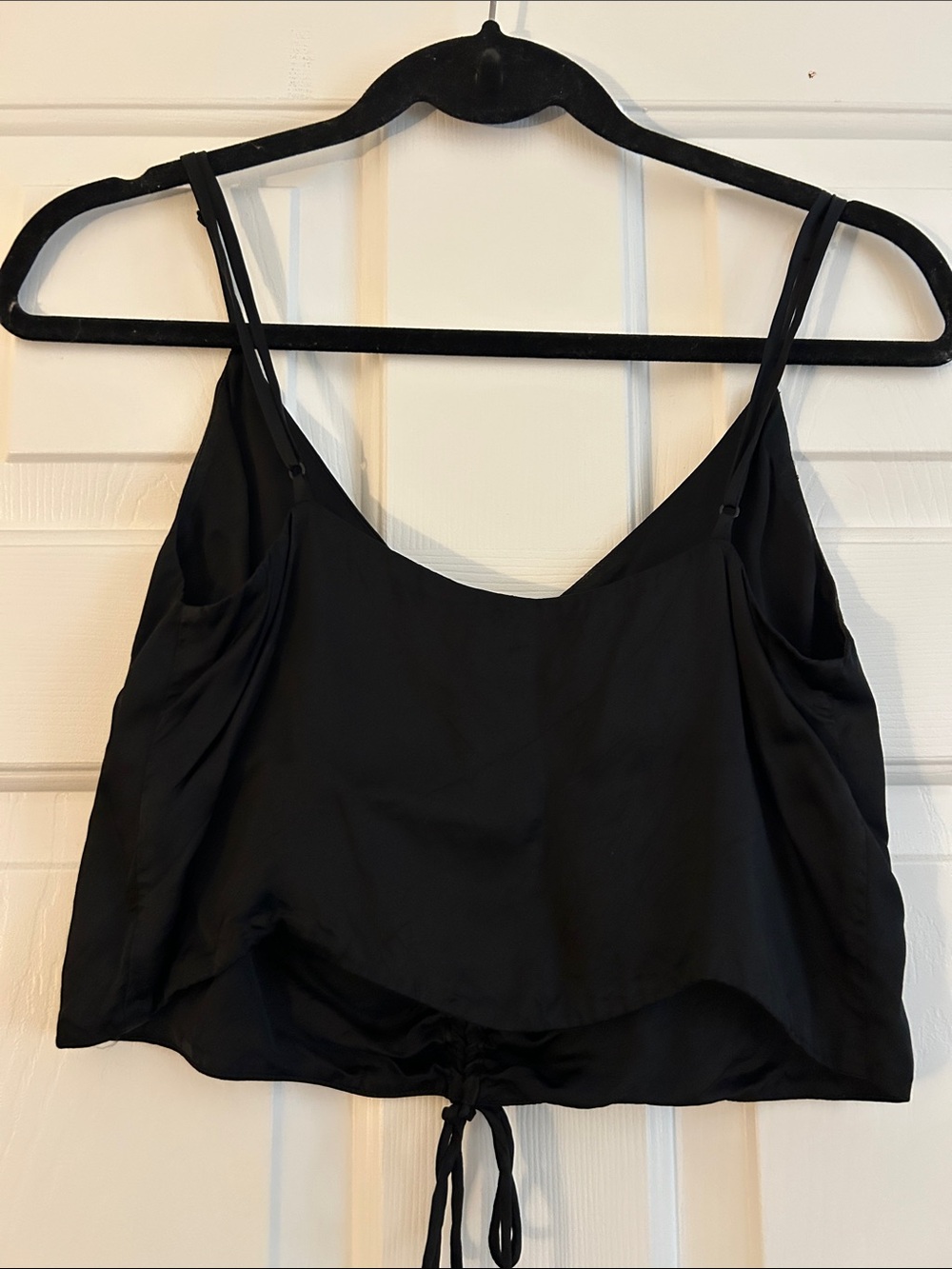 Wilfred Black Ruched Drawstring Cami - Picture 3 of 3